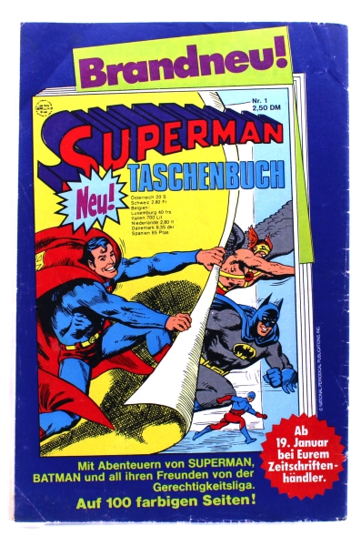 DC Comics Superman Batman Comic Nr. 26 (1975): Der Mörder im Burnus von Ehapa